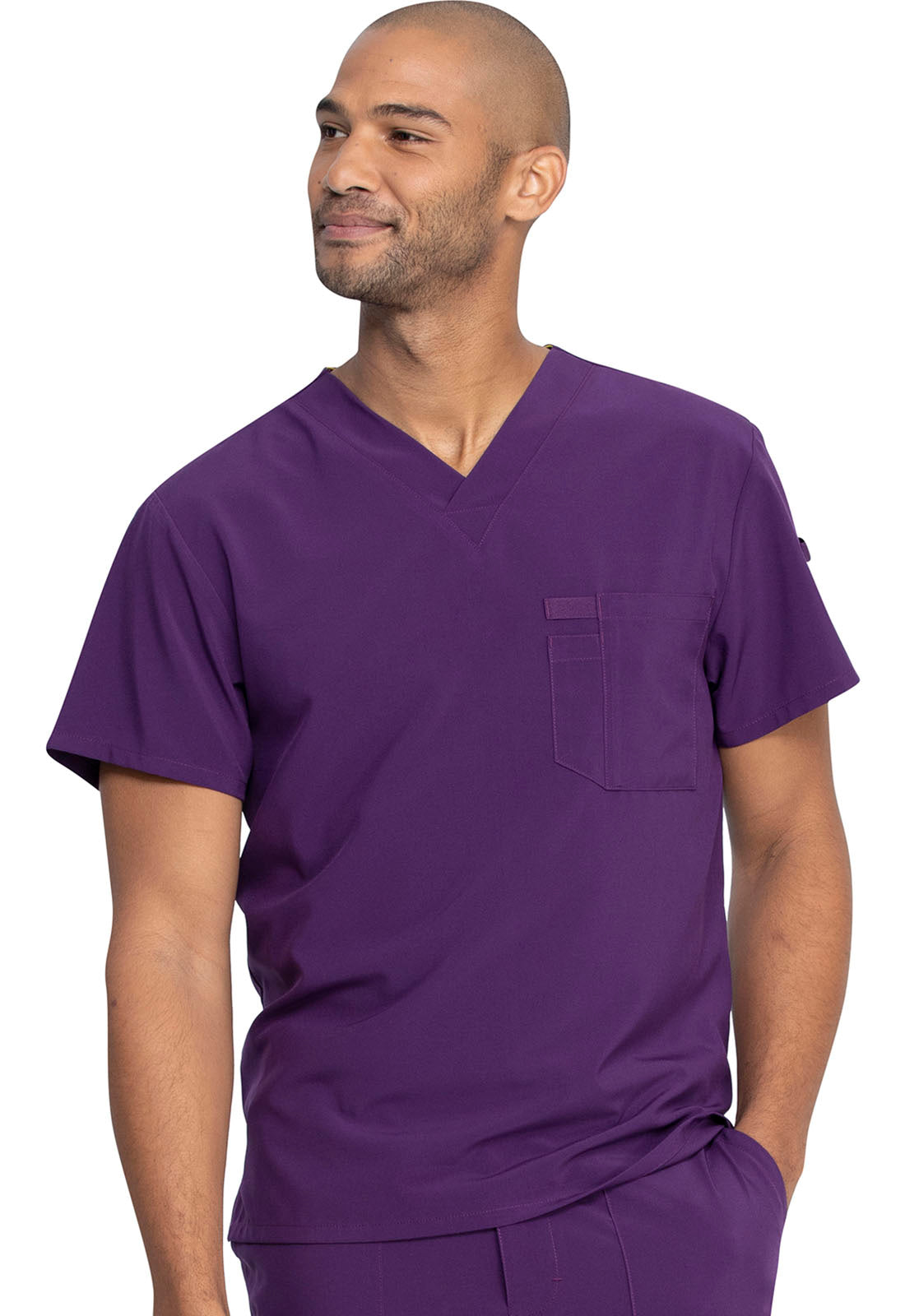 Men's Tuckable V-Neck Top- DK635
