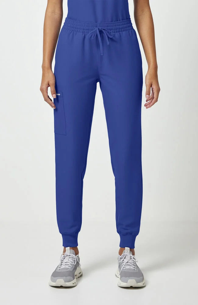 CK00034A- Women's 5-Pocket Mid Rise Knit Jogger Scrub Pant