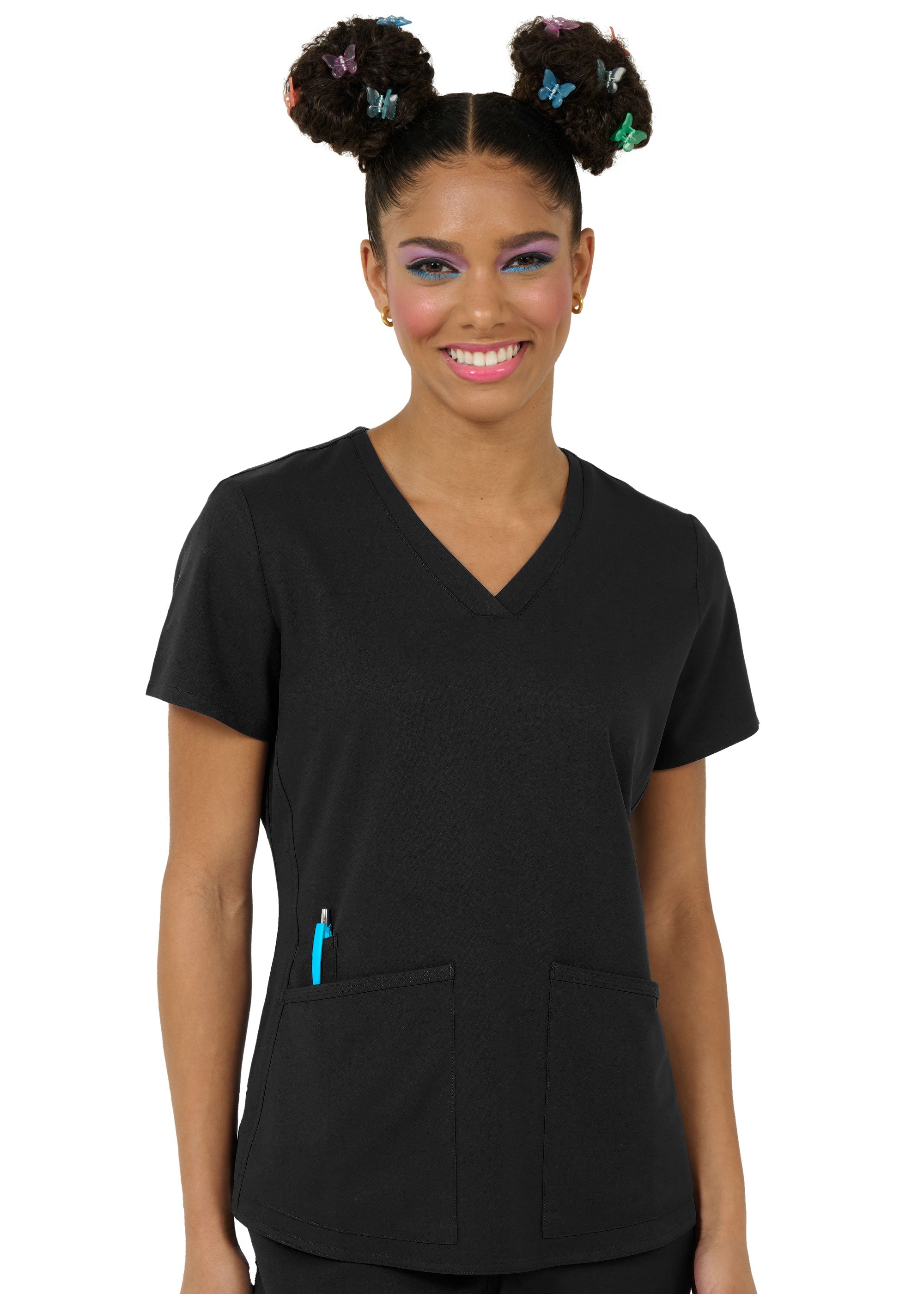 Focus V-Neck Top- 1165