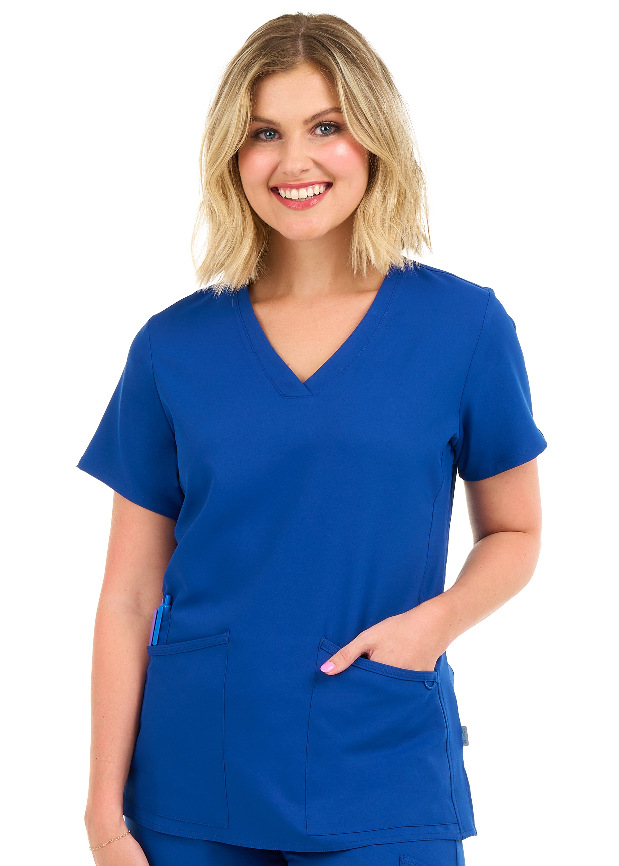 Focus V-Neck Top- 1165