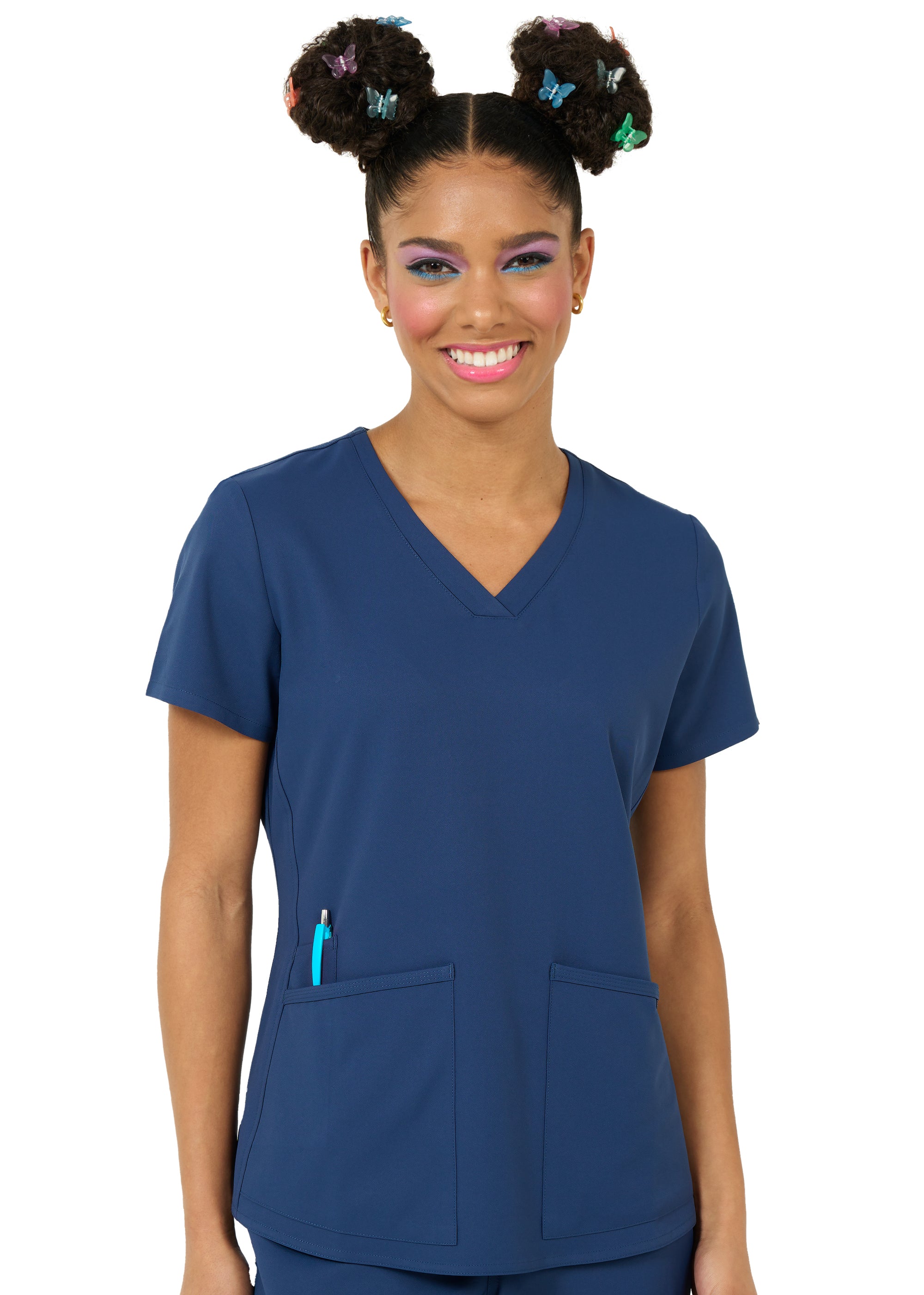 Focus V-Neck Top- 1165