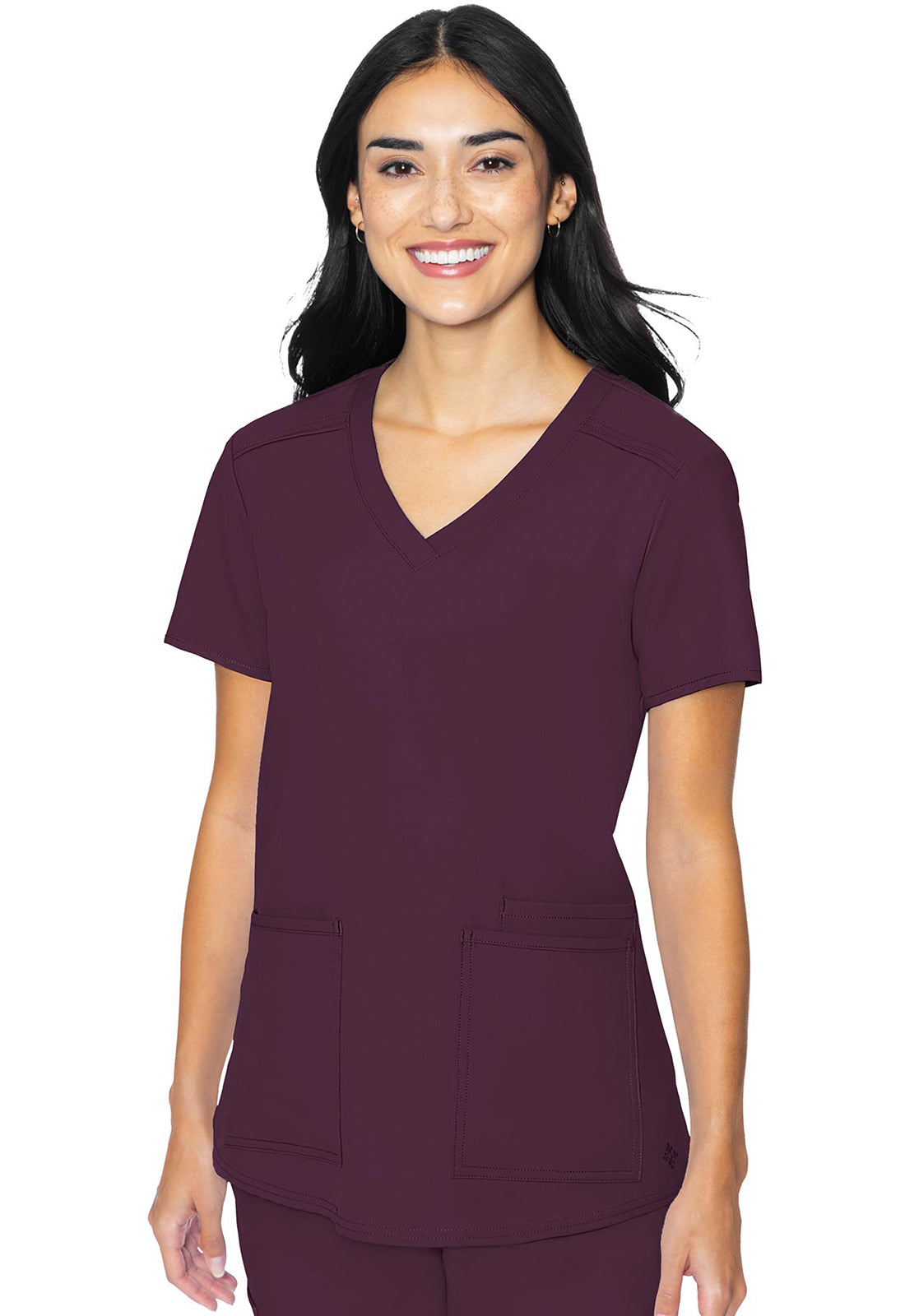 3 Pocket Top- MC2411- Wine