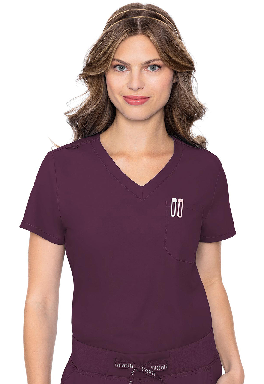 One Pocket Tuck-in Top- MC2432- Wine
