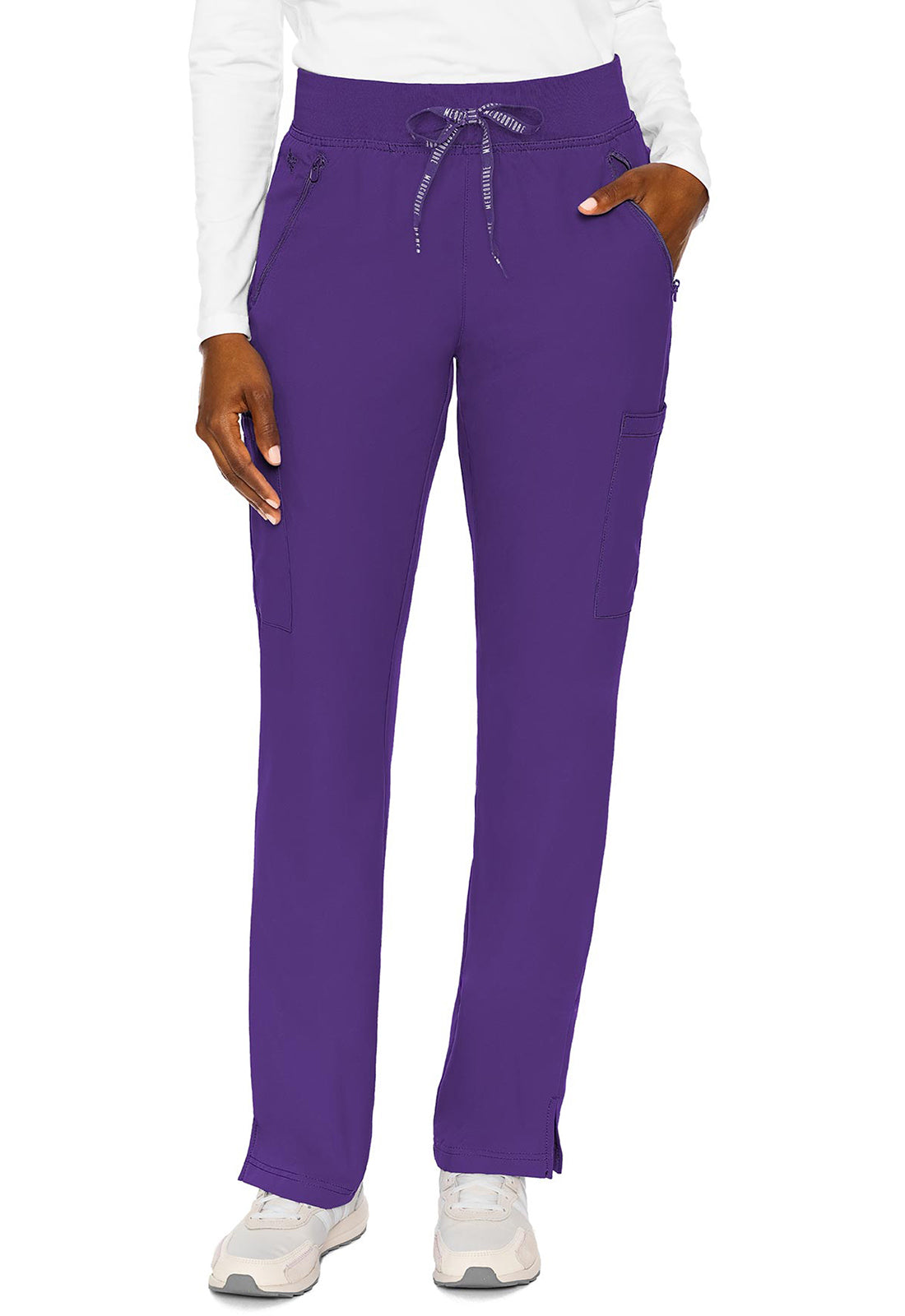 Zipper Pant- Petite- MC2702P- Grape