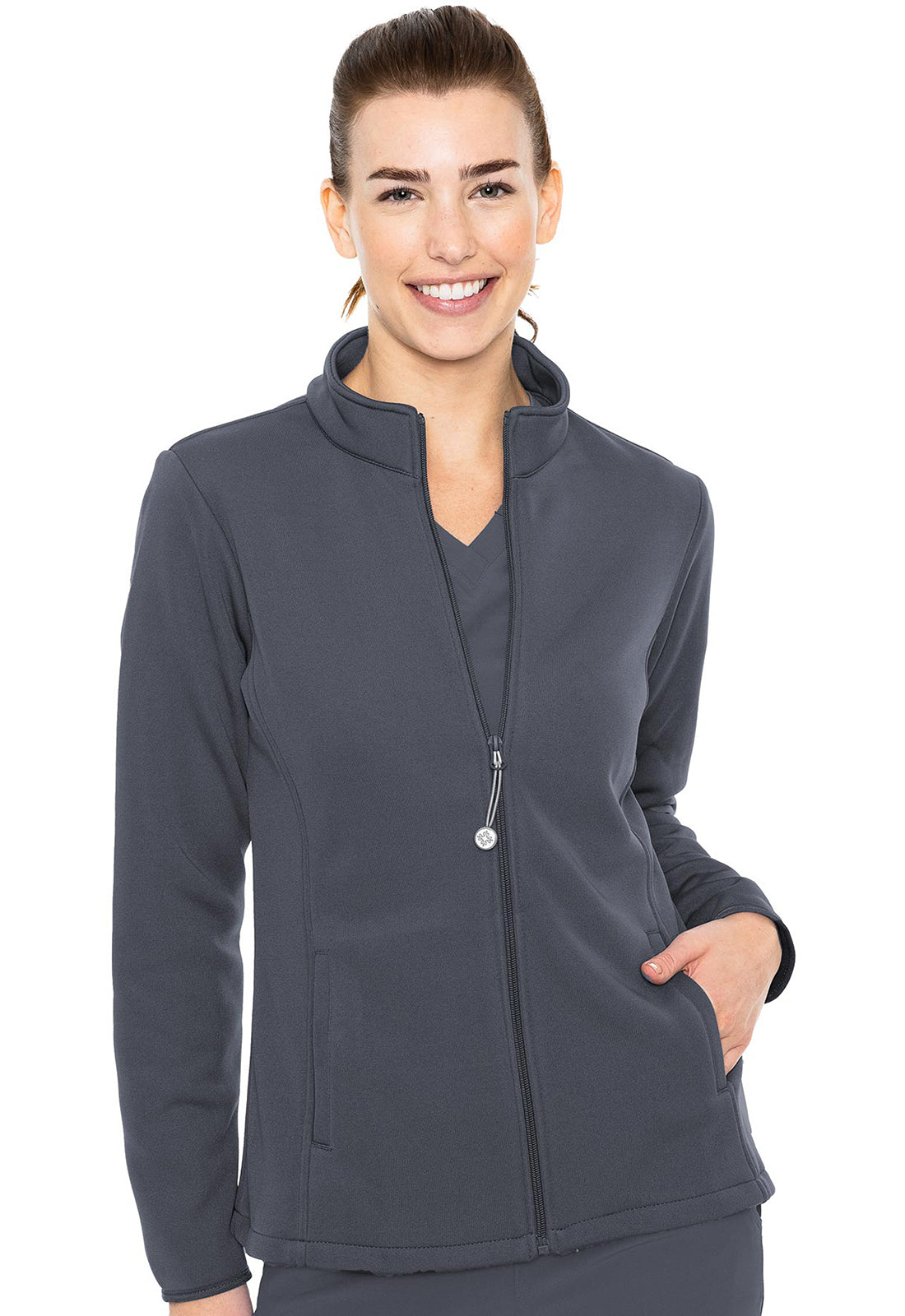 Performance Fleece Jacket- MC8684- Pewter
