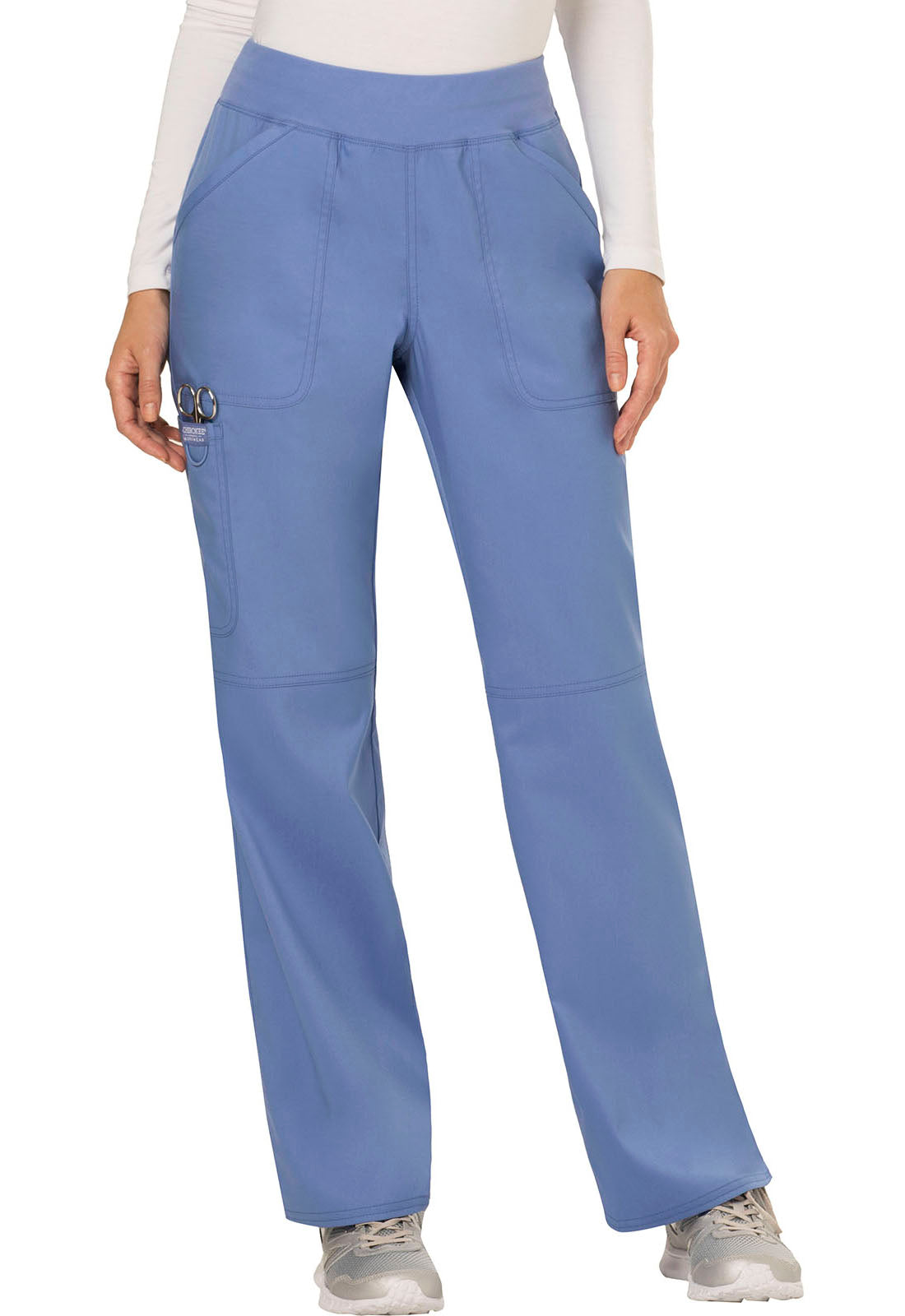 Mid Rise Straight Leg Pull-on Pant- WW110- Ceil
