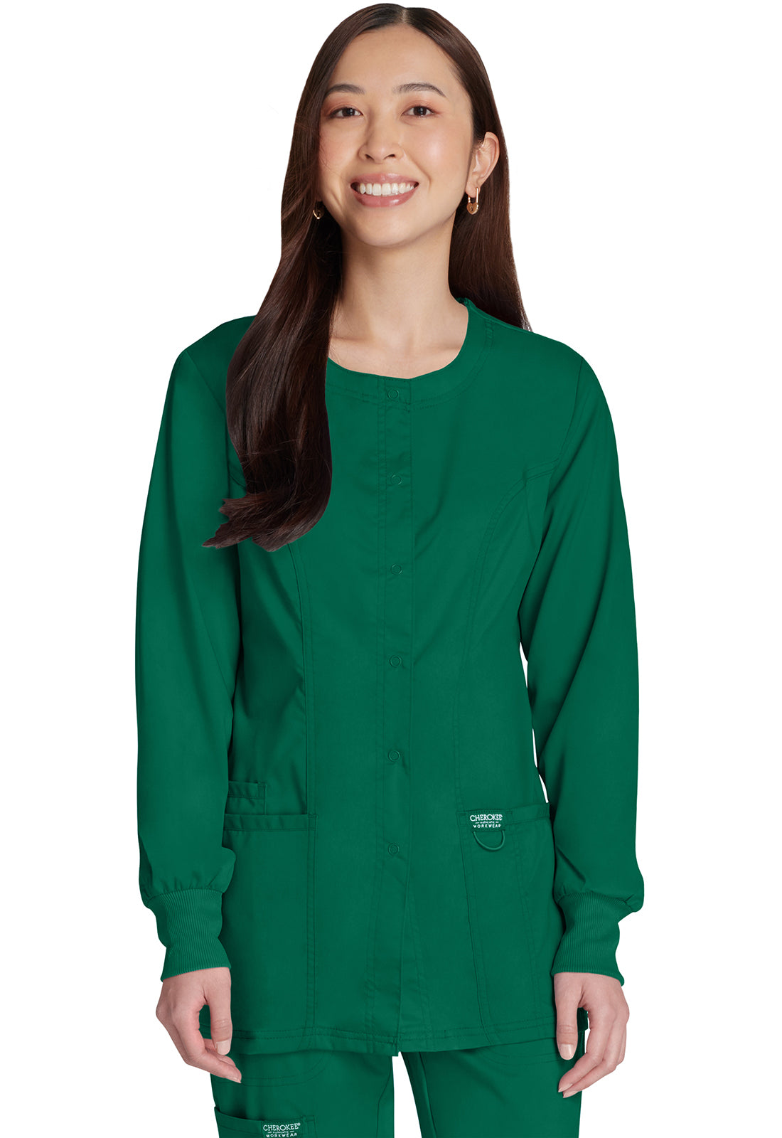Snap Front Jacket- WW310- Hunter