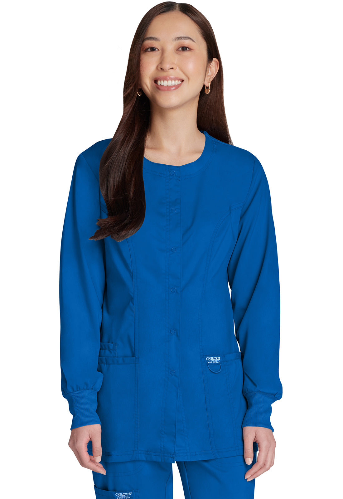 Snap Front Jacket- WW310- Royal