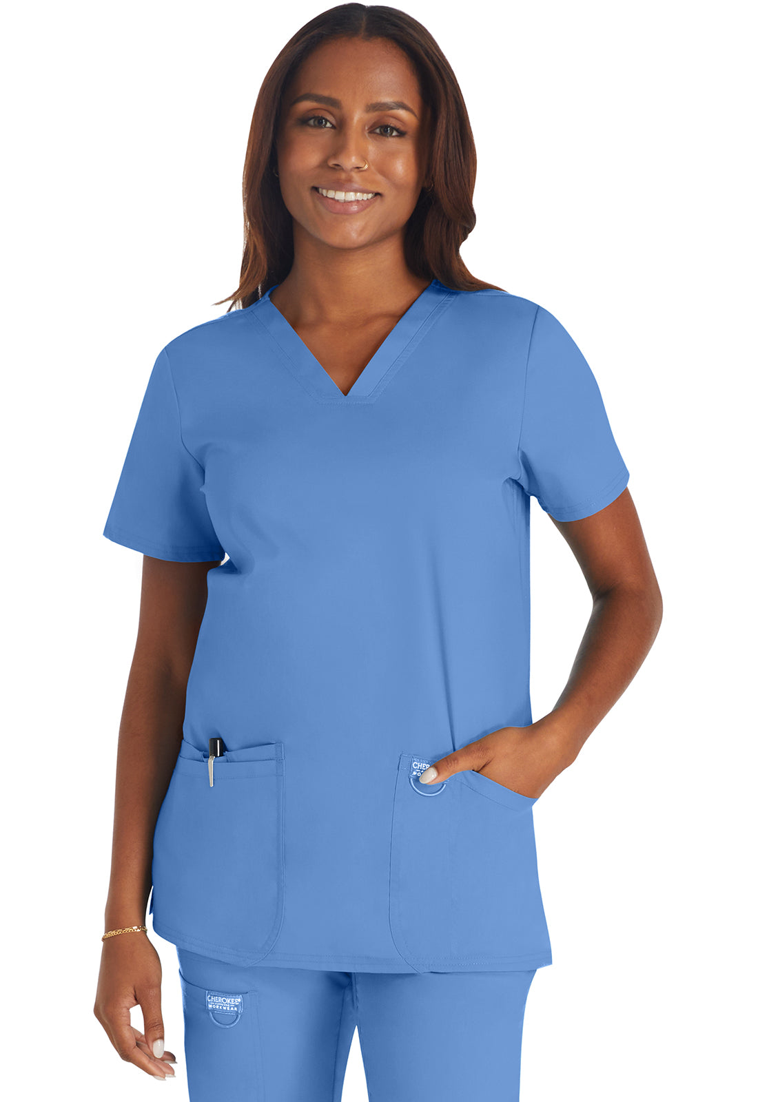 V-Neck Top- WW620- Ceil