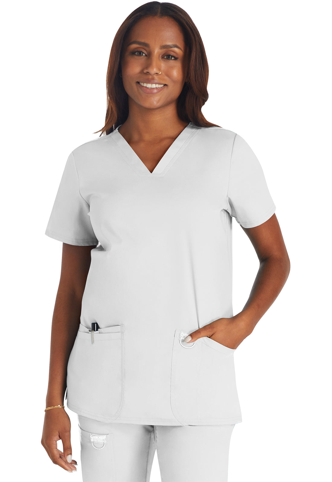 V-Neck Top- WW620- White